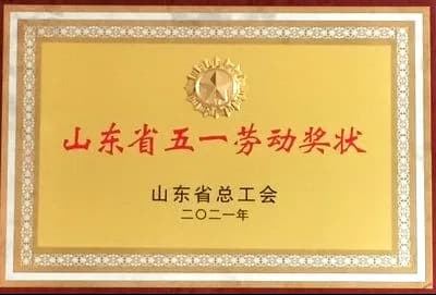 山东省五一劳动奖状