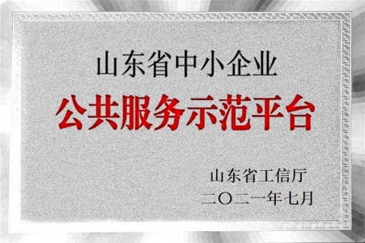 山东省中小企业公共服务示范平台